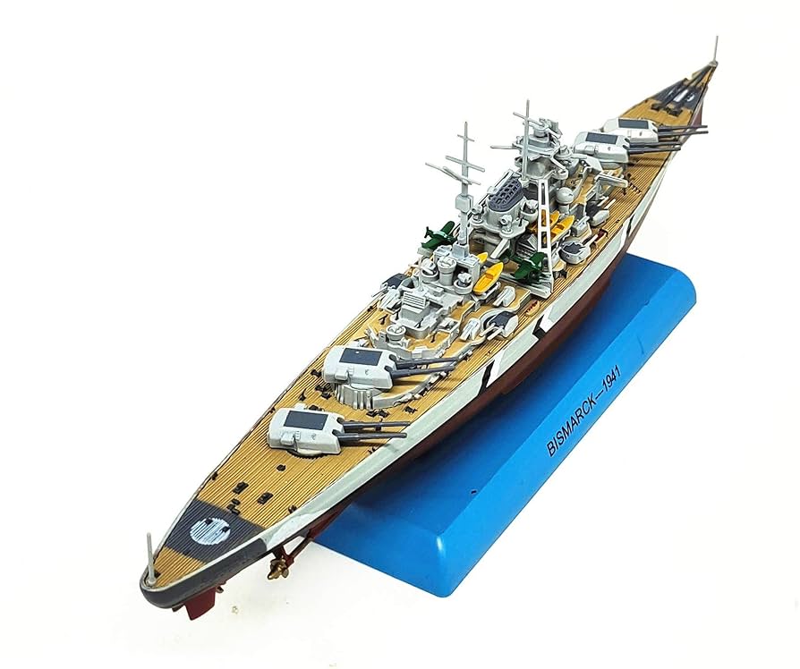 Amazon | 1/1000 完成品 ドイツ German KMS Bismarck battleship